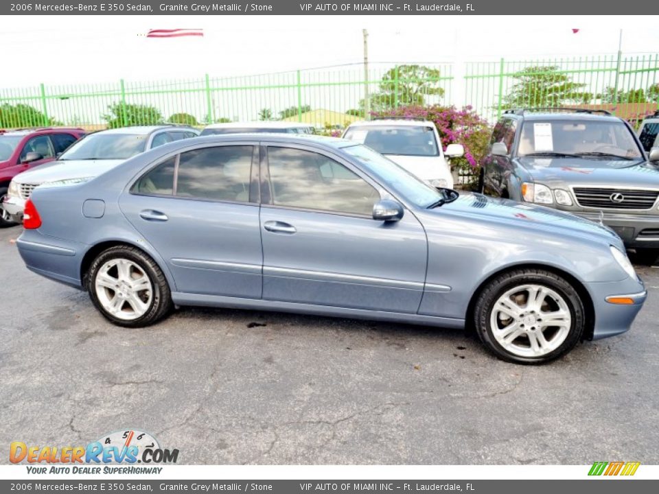 2006 Mercedes-Benz E 350 Sedan Granite Grey Metallic / Stone Photo #5