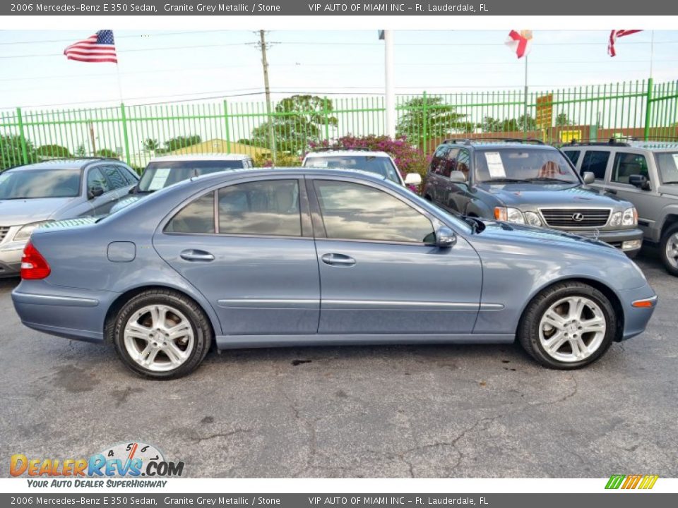 2006 Mercedes-Benz E 350 Sedan Granite Grey Metallic / Stone Photo #7