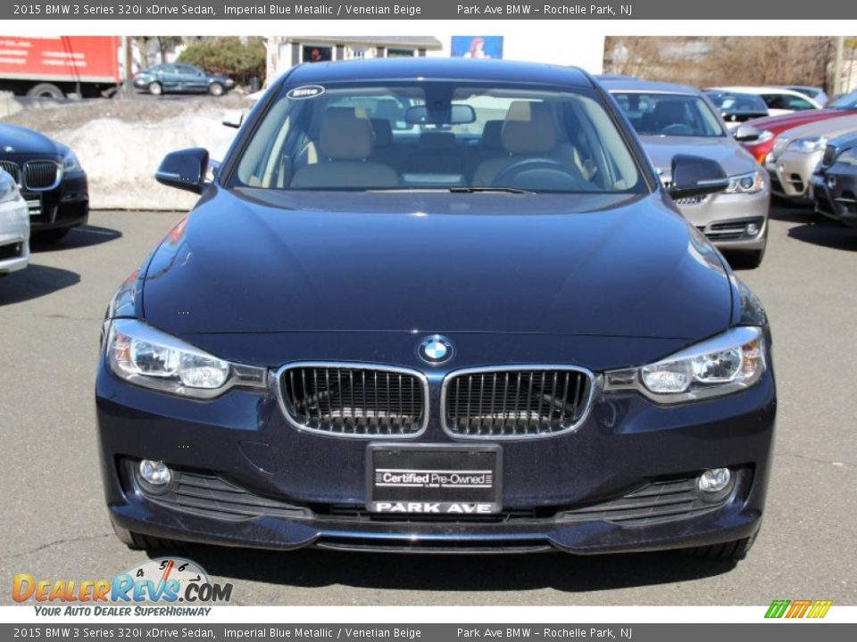 2015 BMW 3 Series 320i xDrive Sedan Imperial Blue Metallic / Venetian Beige Photo #7