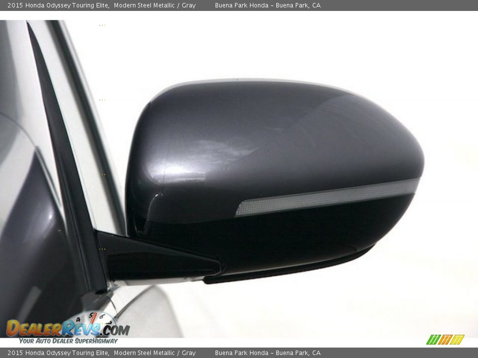 2015 Honda Odyssey Touring Elite Modern Steel Metallic / Gray Photo #8