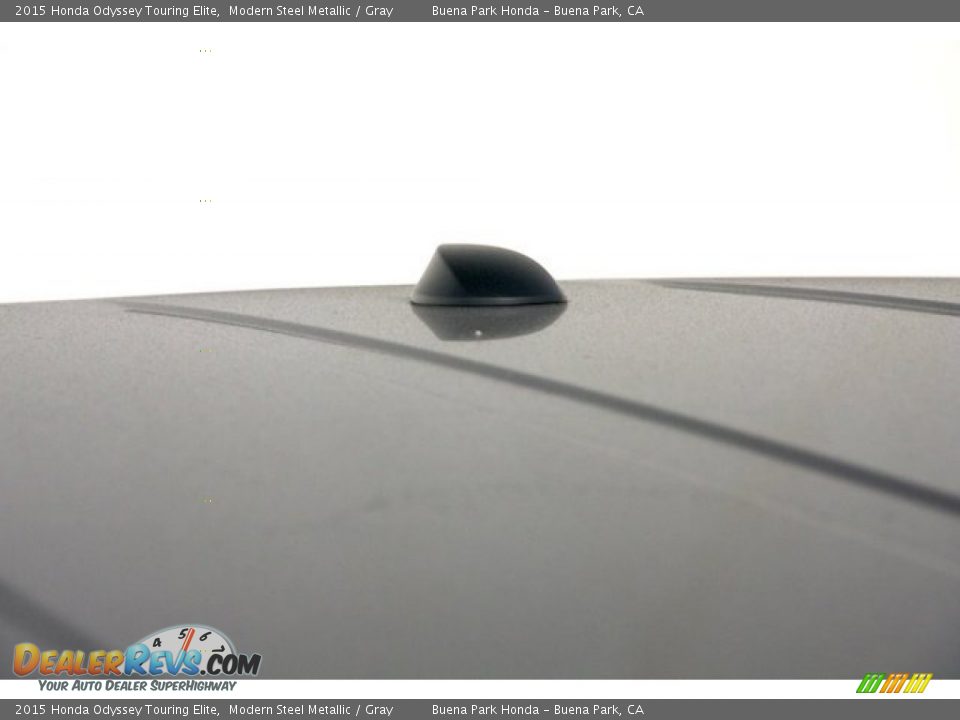 2015 Honda Odyssey Touring Elite Modern Steel Metallic / Gray Photo #10