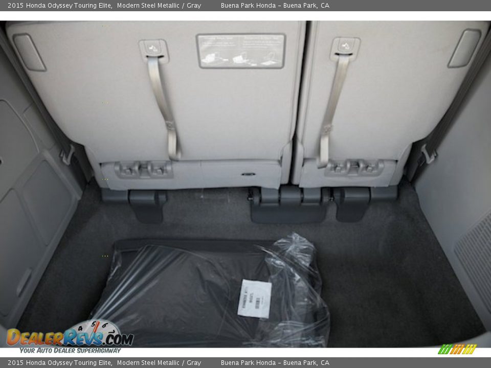 2015 Honda Odyssey Touring Elite Modern Steel Metallic / Gray Photo #23