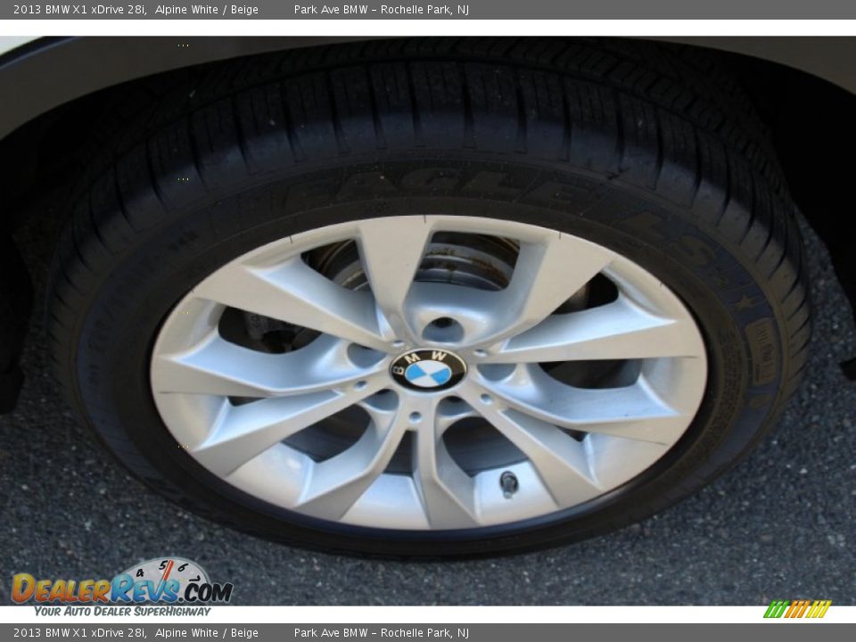 2013 BMW X1 xDrive 28i Alpine White / Beige Photo #34
