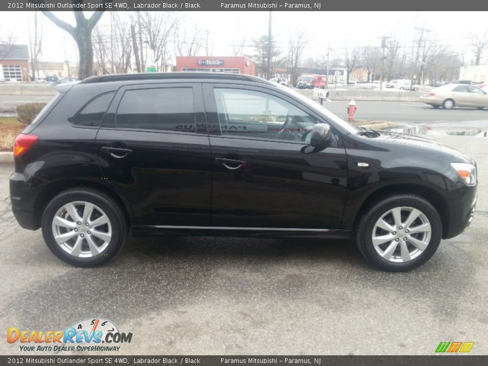 2012 Mitsubishi Outlander Sport SE 4WD Labrador Black / Black Photo #2
