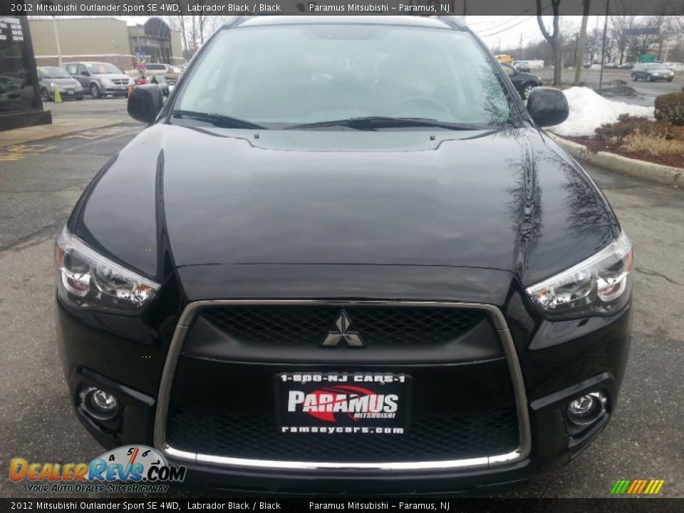 2012 Mitsubishi Outlander Sport SE 4WD Labrador Black / Black Photo #3