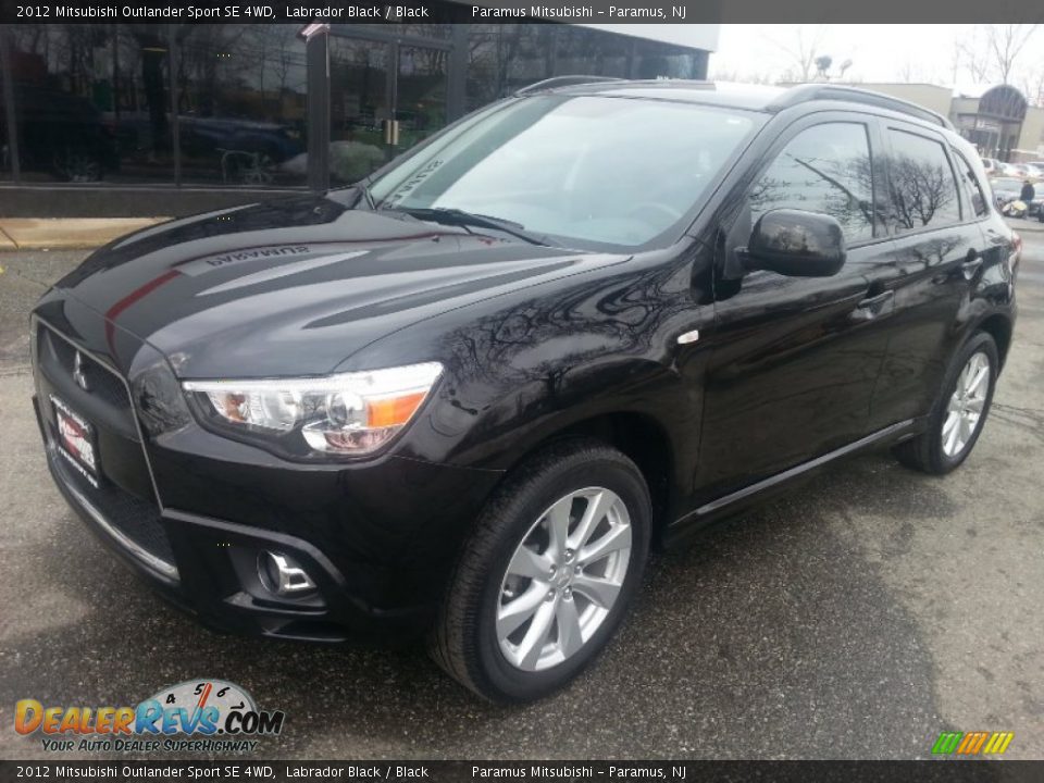 2012 Mitsubishi Outlander Sport SE 4WD Labrador Black / Black Photo #5