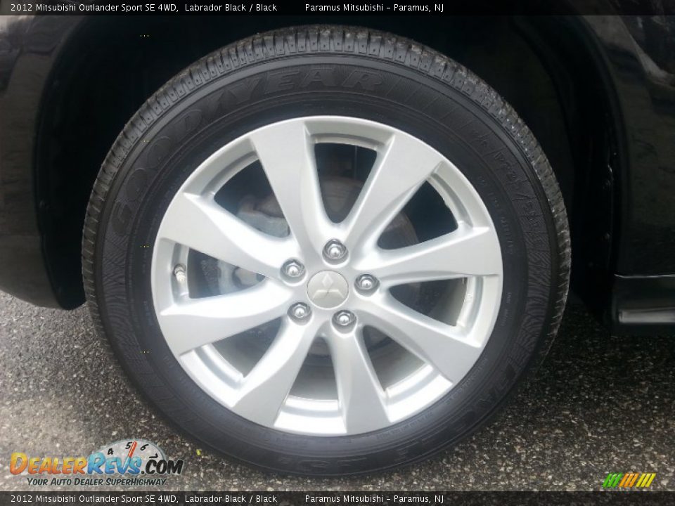2012 Mitsubishi Outlander Sport SE 4WD Labrador Black / Black Photo #19