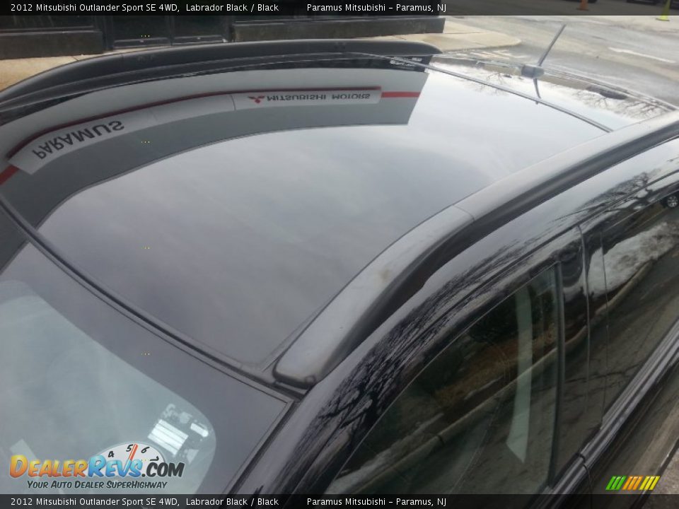 2012 Mitsubishi Outlander Sport SE 4WD Labrador Black / Black Photo #23