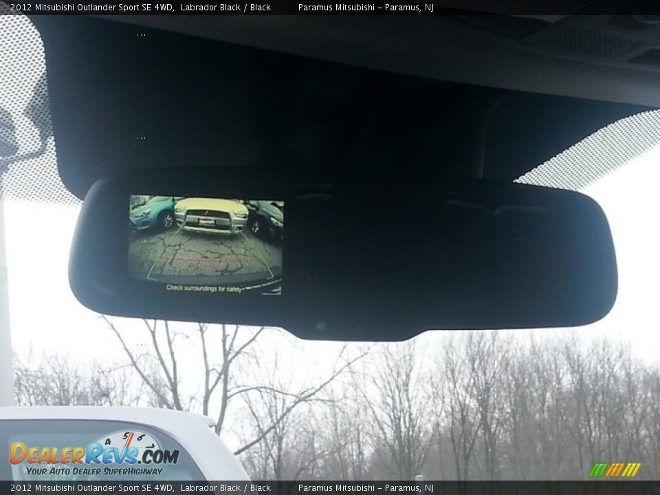 2012 Mitsubishi Outlander Sport SE 4WD Labrador Black / Black Photo #25