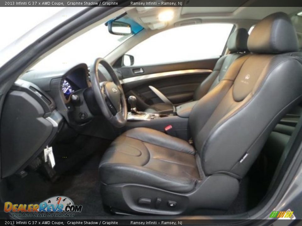 Graphite Interior - 2013 Infiniti G 37 x AWD Coupe Photo #4