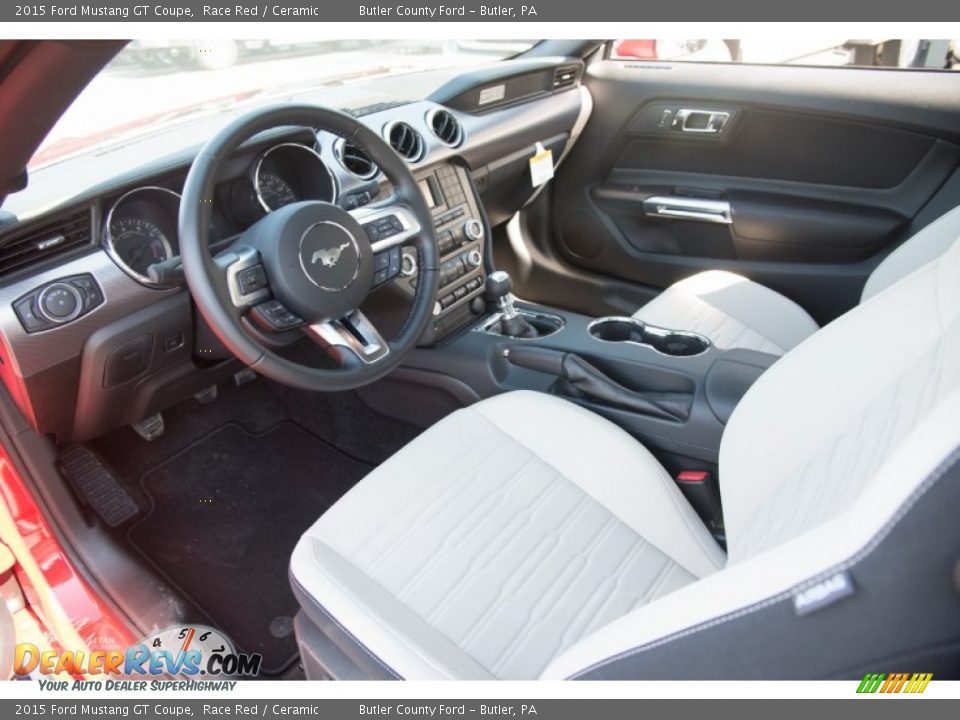 Ceramic Interior - 2015 Ford Mustang GT Coupe Photo #2