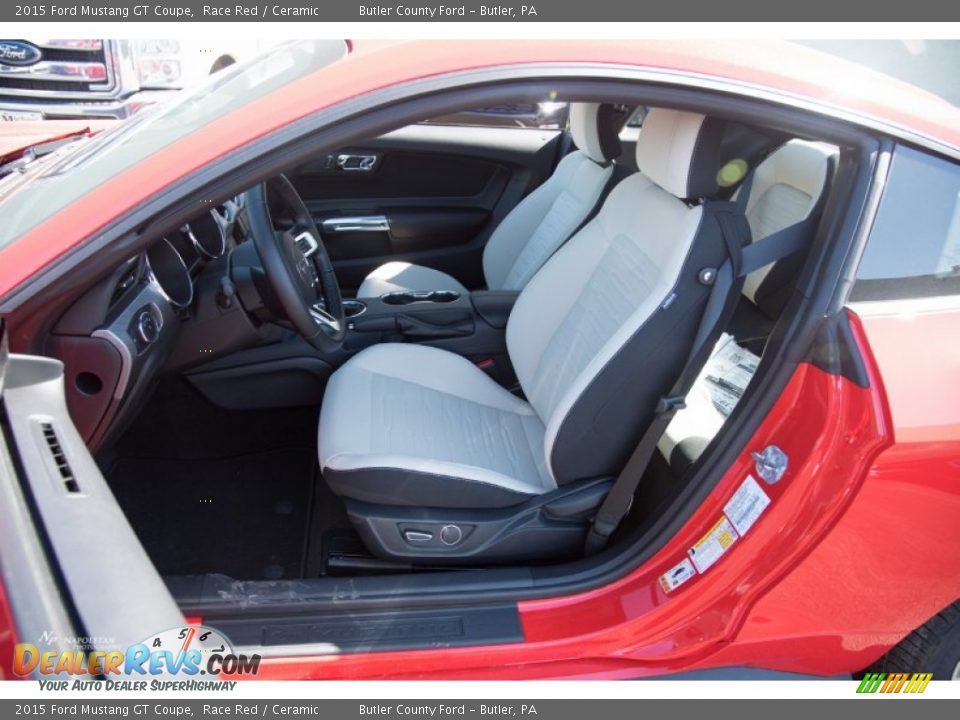 Front Seat of 2015 Ford Mustang GT Coupe Photo #3