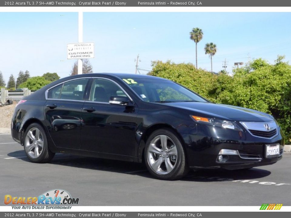 2012 Acura TL 3.7 SH-AWD Technology Crystal Black Pearl / Ebony Photo #1
