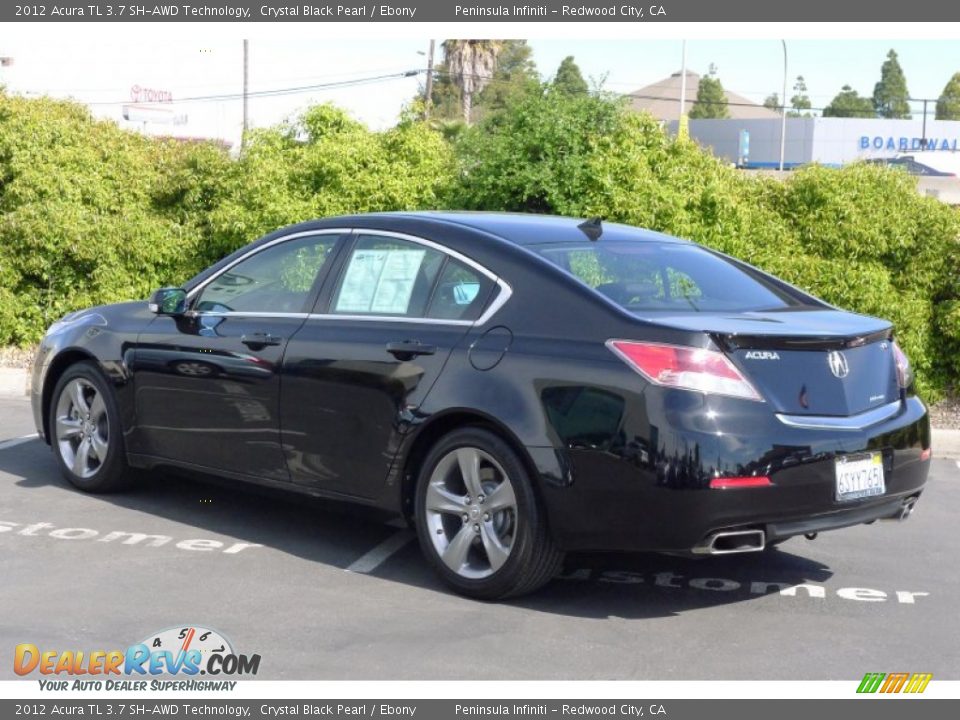 2012 Acura TL 3.7 SH-AWD Technology Crystal Black Pearl / Ebony Photo #2