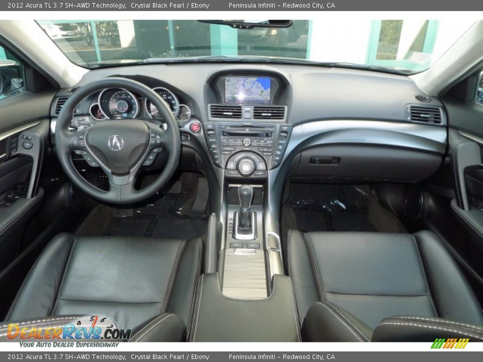 2012 Acura TL 3.7 SH-AWD Technology Crystal Black Pearl / Ebony Photo #5