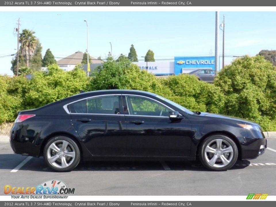 2012 Acura TL 3.7 SH-AWD Technology Crystal Black Pearl / Ebony Photo #10
