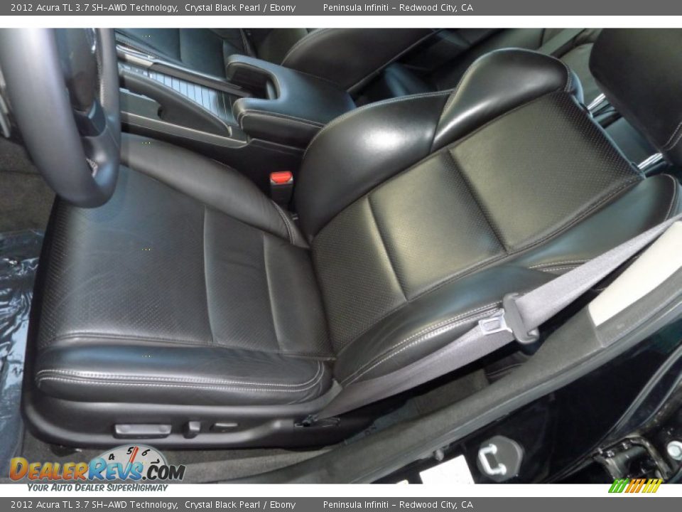 2012 Acura TL 3.7 SH-AWD Technology Crystal Black Pearl / Ebony Photo #17
