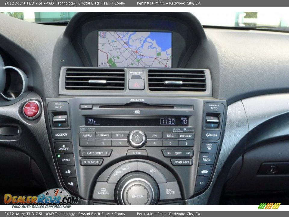 Controls of 2012 Acura TL 3.7 SH-AWD Technology Photo #18