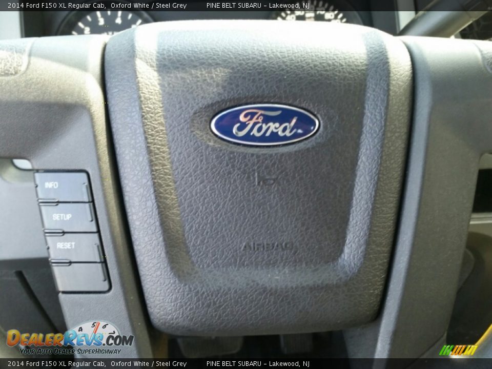 2014 Ford F150 XL Regular Cab Oxford White / Steel Grey Photo #19