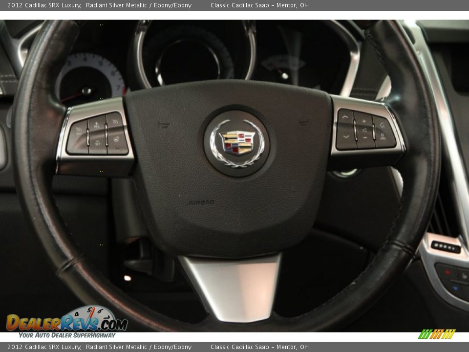 2012 Cadillac SRX Luxury Steering Wheel Photo #6