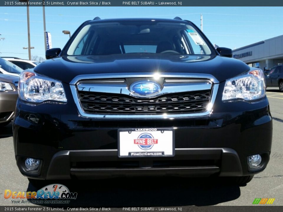 2015 Subaru Forester 2.5i Limited Crystal Black Silica / Black Photo #2