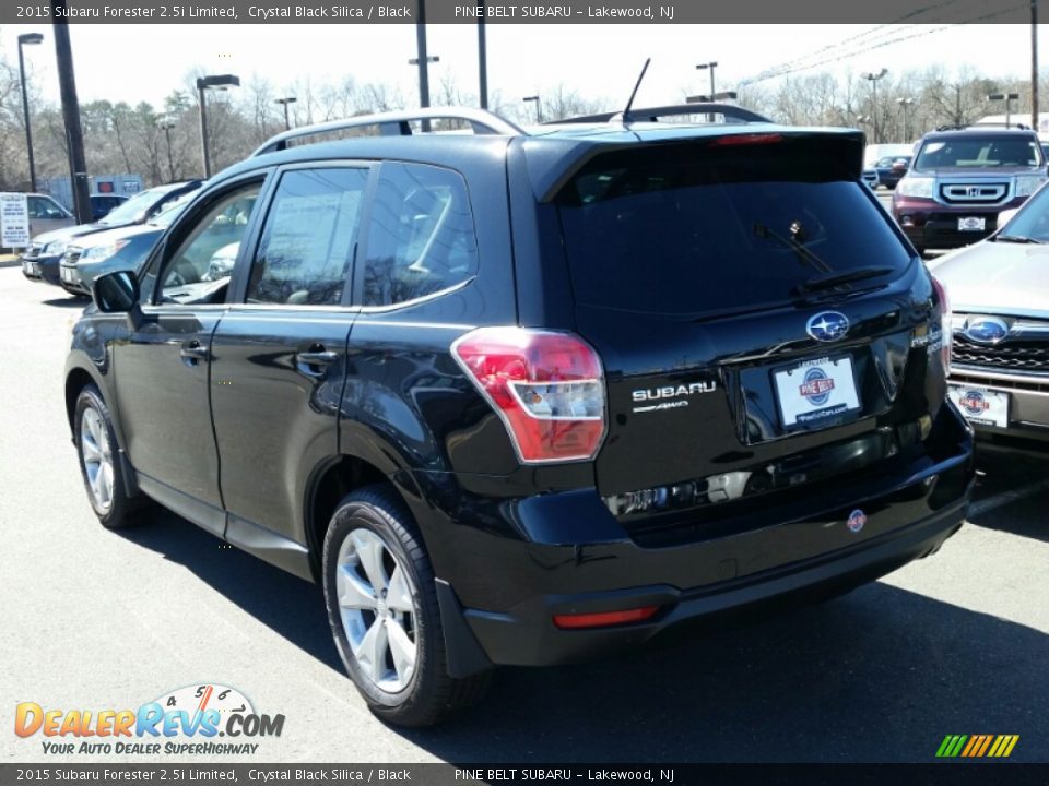 2015 Subaru Forester 2.5i Limited Crystal Black Silica / Black Photo #4