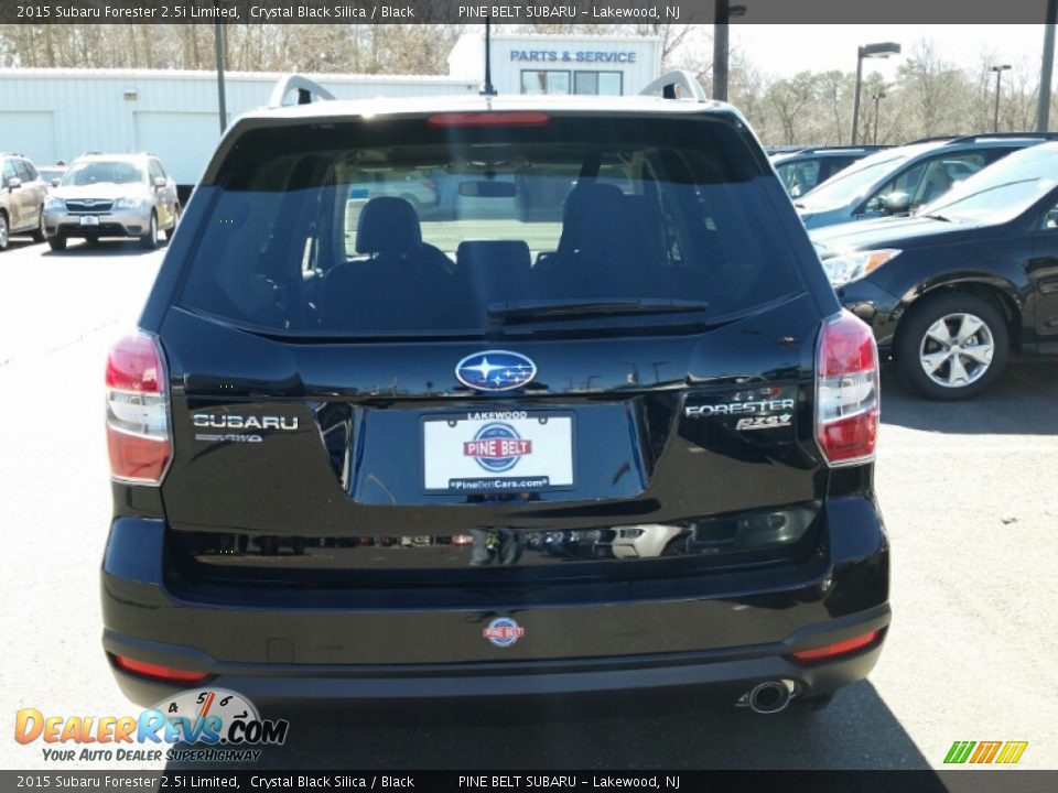 2015 Subaru Forester 2.5i Limited Crystal Black Silica / Black Photo #5
