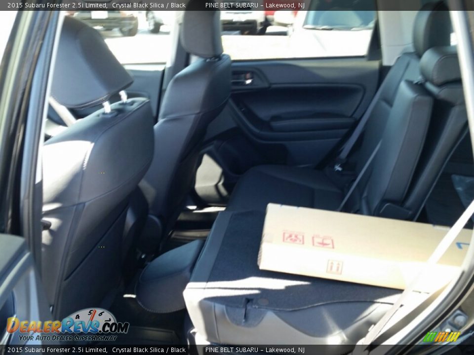 2015 Subaru Forester 2.5i Limited Crystal Black Silica / Black Photo #6
