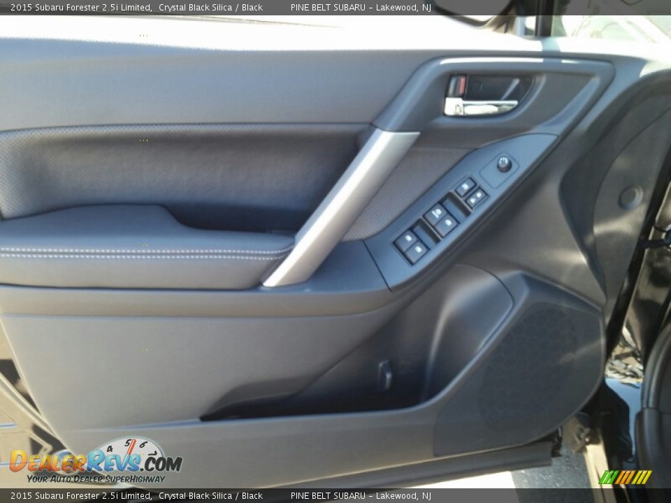 2015 Subaru Forester 2.5i Limited Crystal Black Silica / Black Photo #8