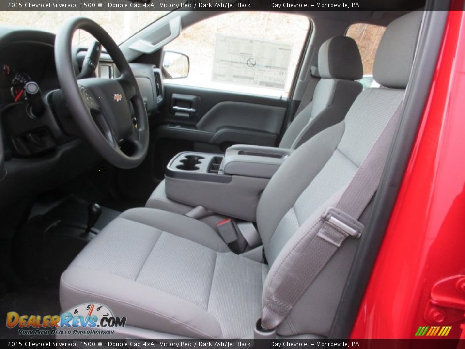 2015 Chevrolet Silverado 1500 WT Double Cab 4x4 Victory Red / Dark Ash/Jet Black Photo #13