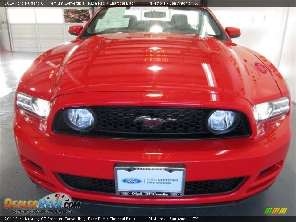2014 Ford Mustang GT Premium Convertible Race Red / Charcoal Black Photo #2
