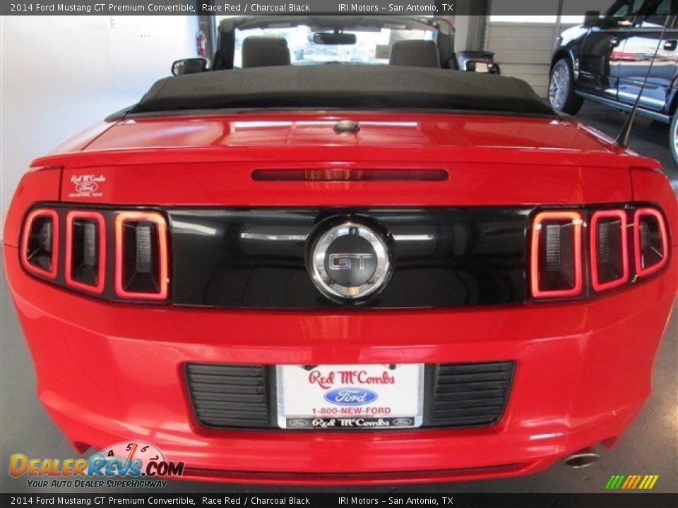 2014 Ford Mustang GT Premium Convertible Race Red / Charcoal Black Photo #6