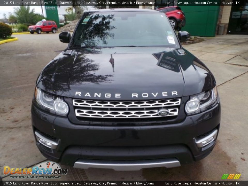 2015 Land Rover Range Rover Sport Supercharged Causeway Grey Premium Metallic / Ebony/Lunar Photo #3