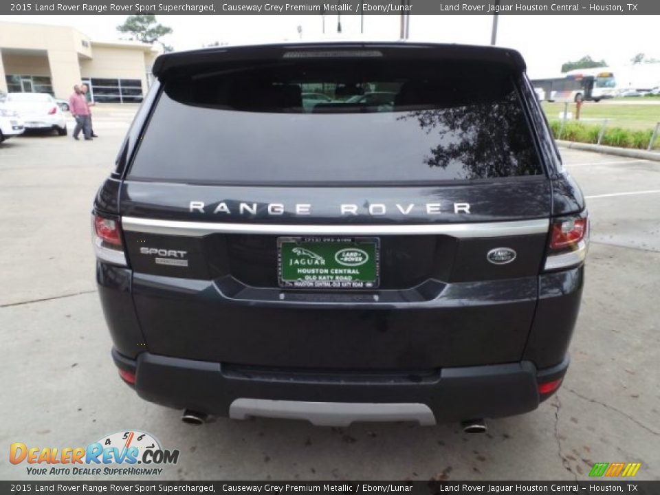 2015 Land Rover Range Rover Sport Supercharged Causeway Grey Premium Metallic / Ebony/Lunar Photo #7
