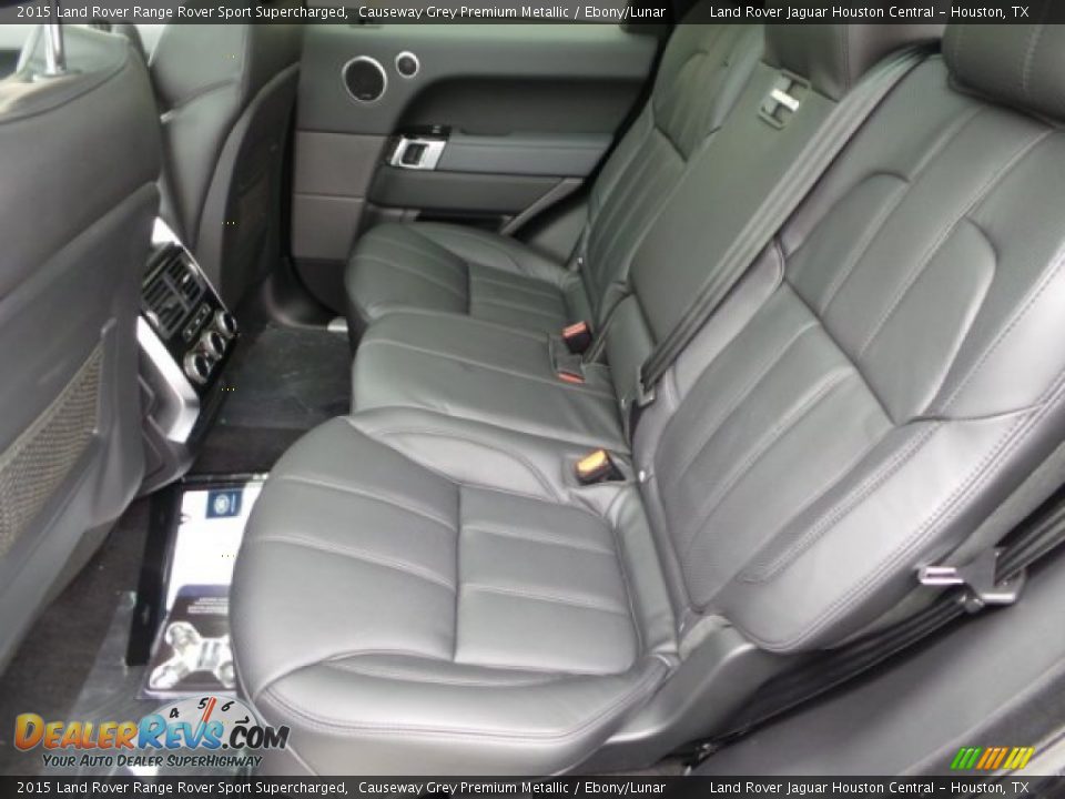 Rear Seat of 2015 Land Rover Range Rover Sport Supercharged Photo #26
