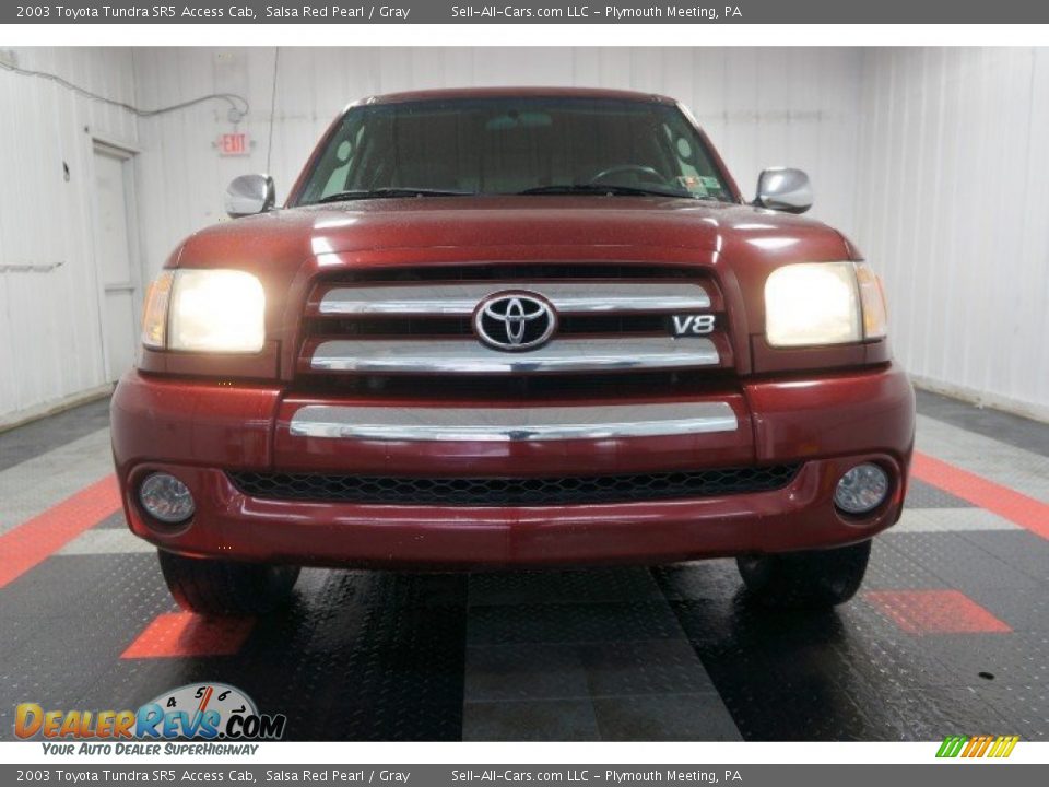 2003 Toyota Tundra SR5 Access Cab Salsa Red Pearl / Gray Photo #4