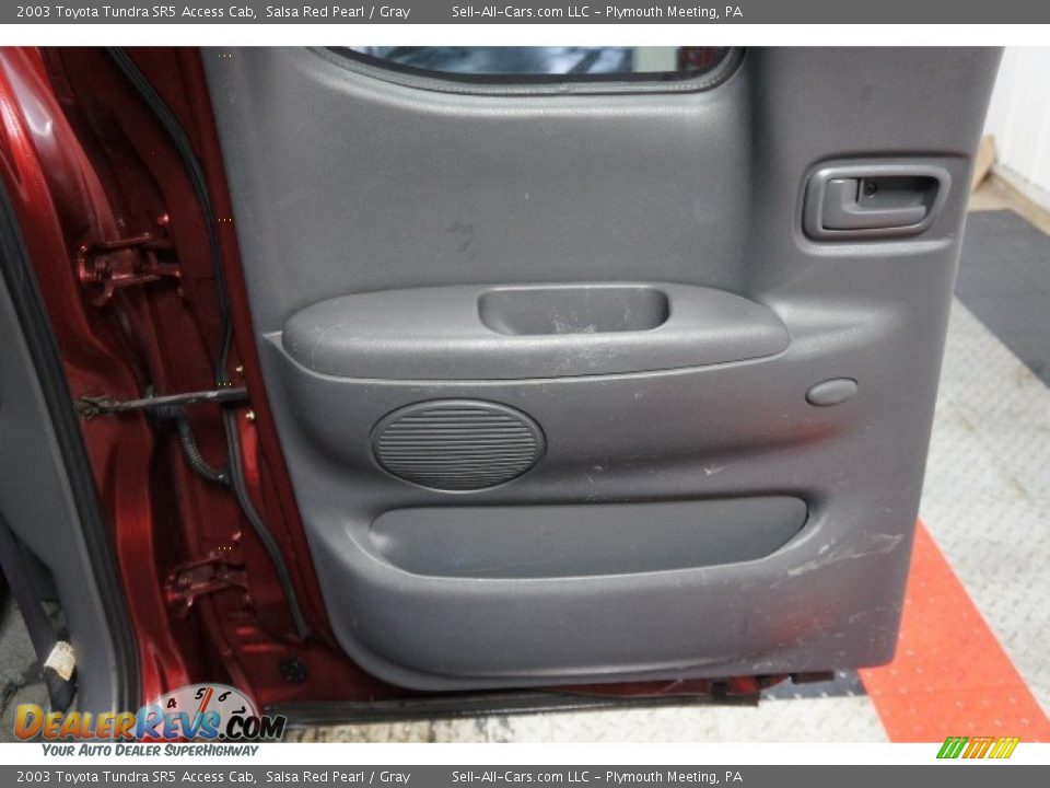 2003 Toyota Tundra SR5 Access Cab Salsa Red Pearl / Gray Photo #15