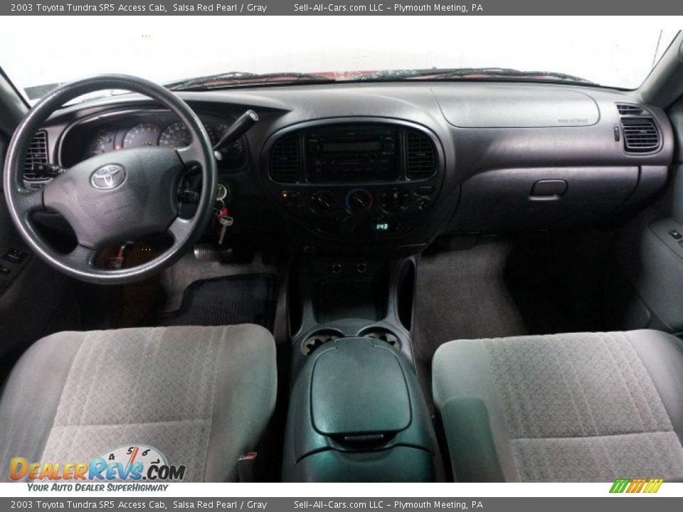 2003 Toyota Tundra SR5 Access Cab Salsa Red Pearl / Gray Photo #19