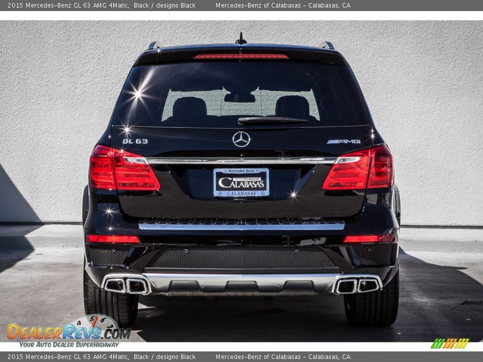 2015 Mercedes-Benz GL 63 AMG 4Matic Black / designo Black Photo #3