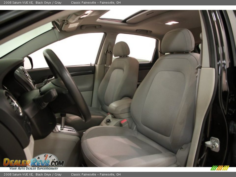 2008 Saturn VUE XE Black Onyx / Gray Photo #5