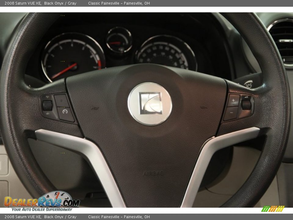 2008 Saturn VUE XE Black Onyx / Gray Photo #6