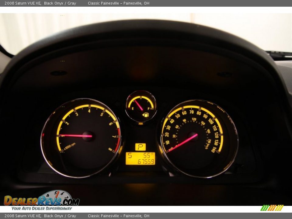 2008 Saturn VUE XE Black Onyx / Gray Photo #7