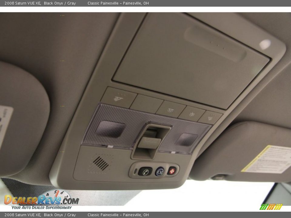 2008 Saturn VUE XE Black Onyx / Gray Photo #8