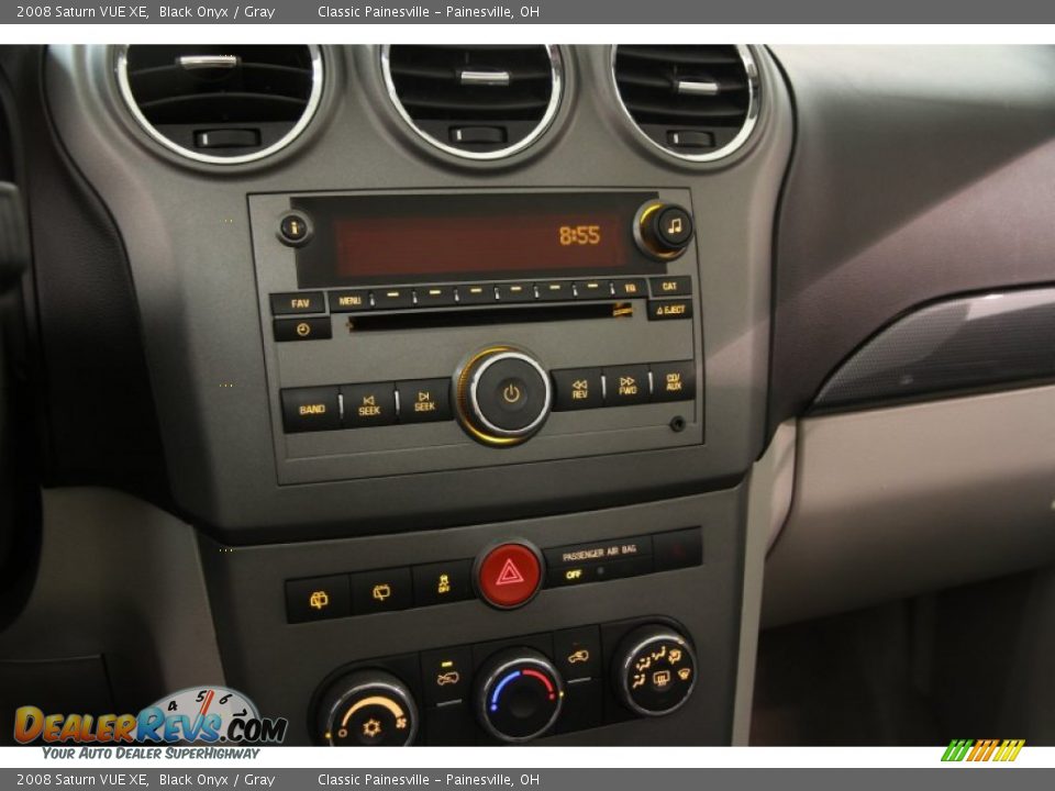 2008 Saturn VUE XE Black Onyx / Gray Photo #9