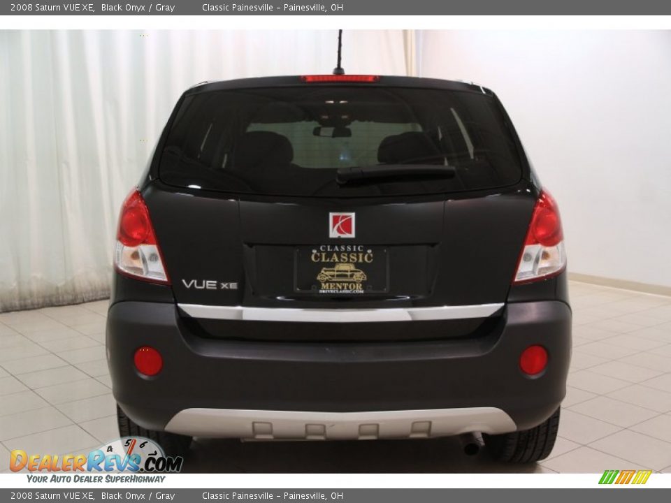2008 Saturn VUE XE Black Onyx / Gray Photo #14