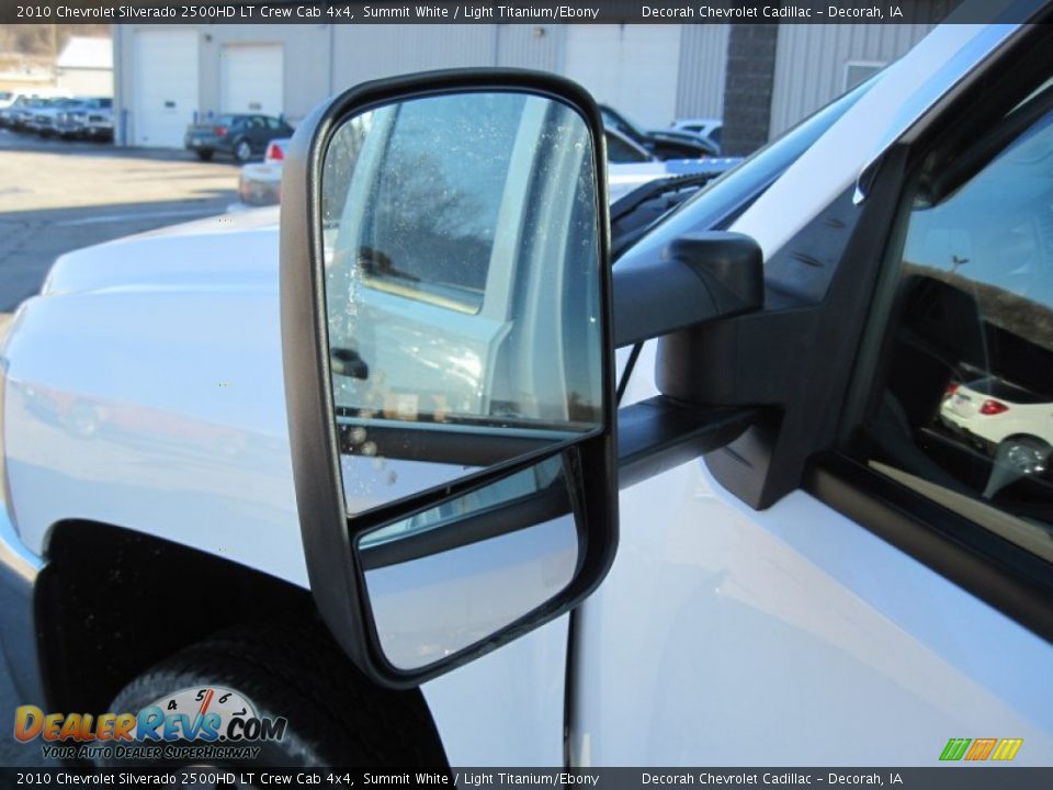 2010 Chevrolet Silverado 2500HD LT Crew Cab 4x4 Summit White / Light Titanium/Ebony Photo #8