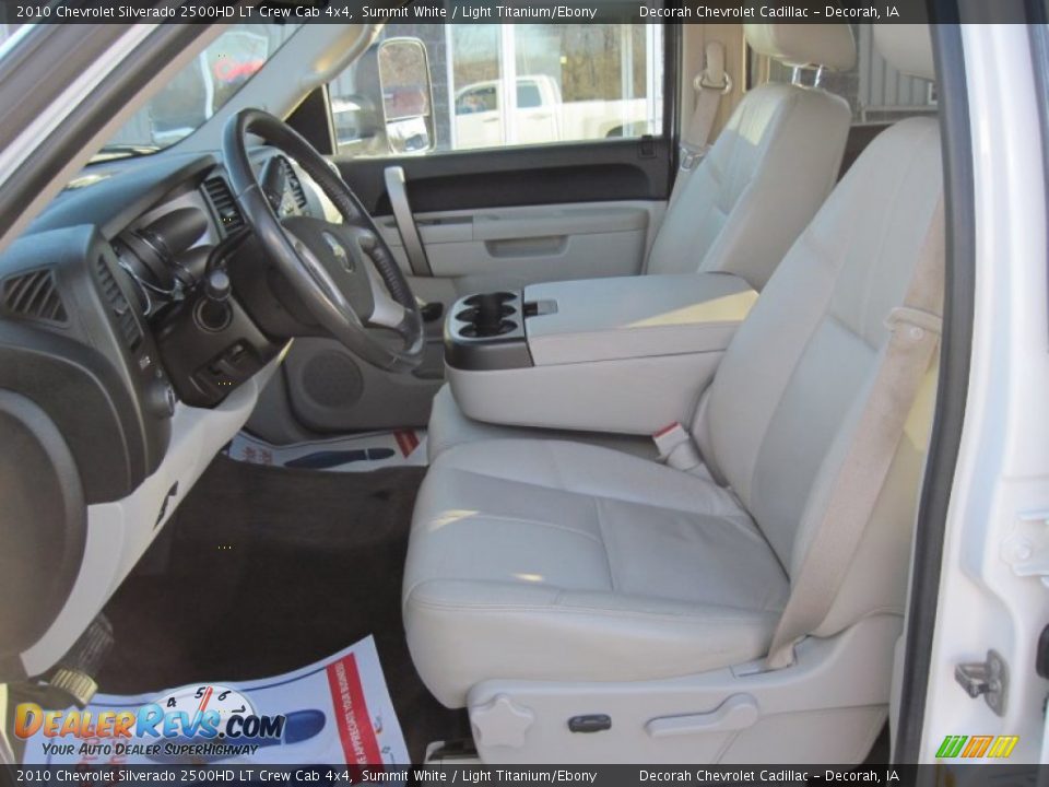 Light Titanium/Ebony Interior - 2010 Chevrolet Silverado 2500HD LT Crew Cab 4x4 Photo #9