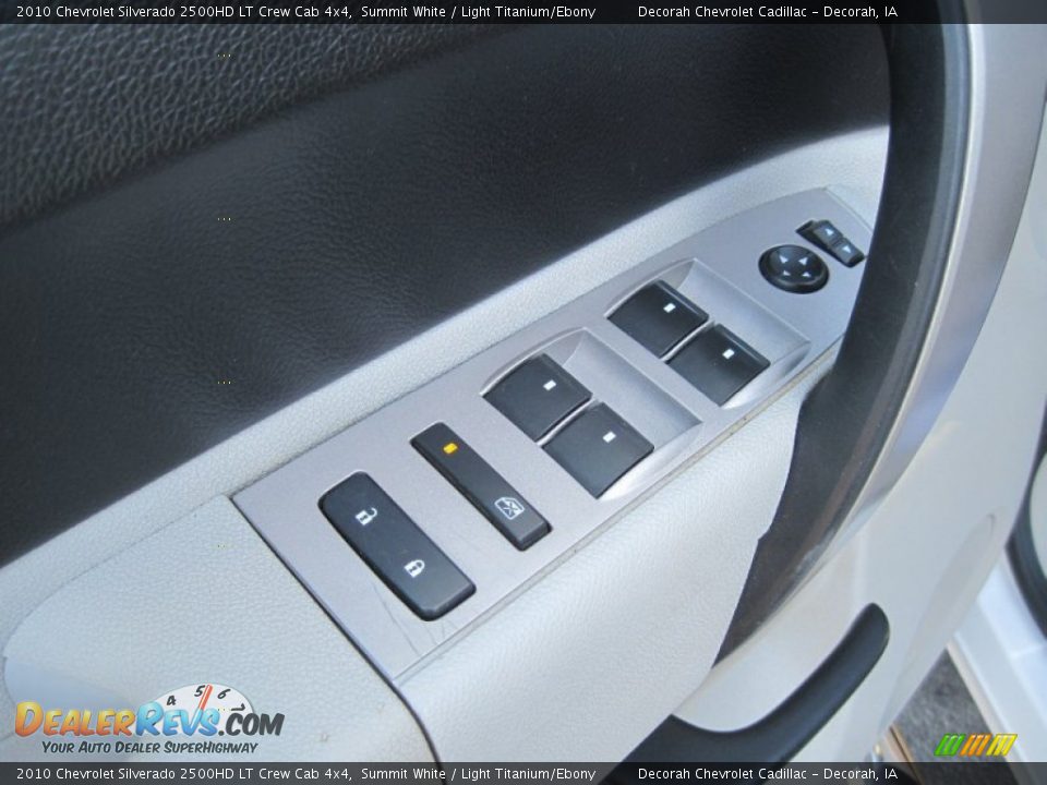 2010 Chevrolet Silverado 2500HD LT Crew Cab 4x4 Summit White / Light Titanium/Ebony Photo #13