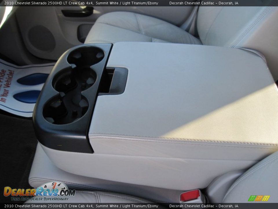 2010 Chevrolet Silverado 2500HD LT Crew Cab 4x4 Summit White / Light Titanium/Ebony Photo #15