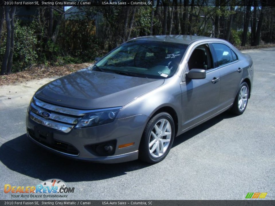 2010 Ford Fusion SE Sterling Grey Metallic / Camel Photo #2
